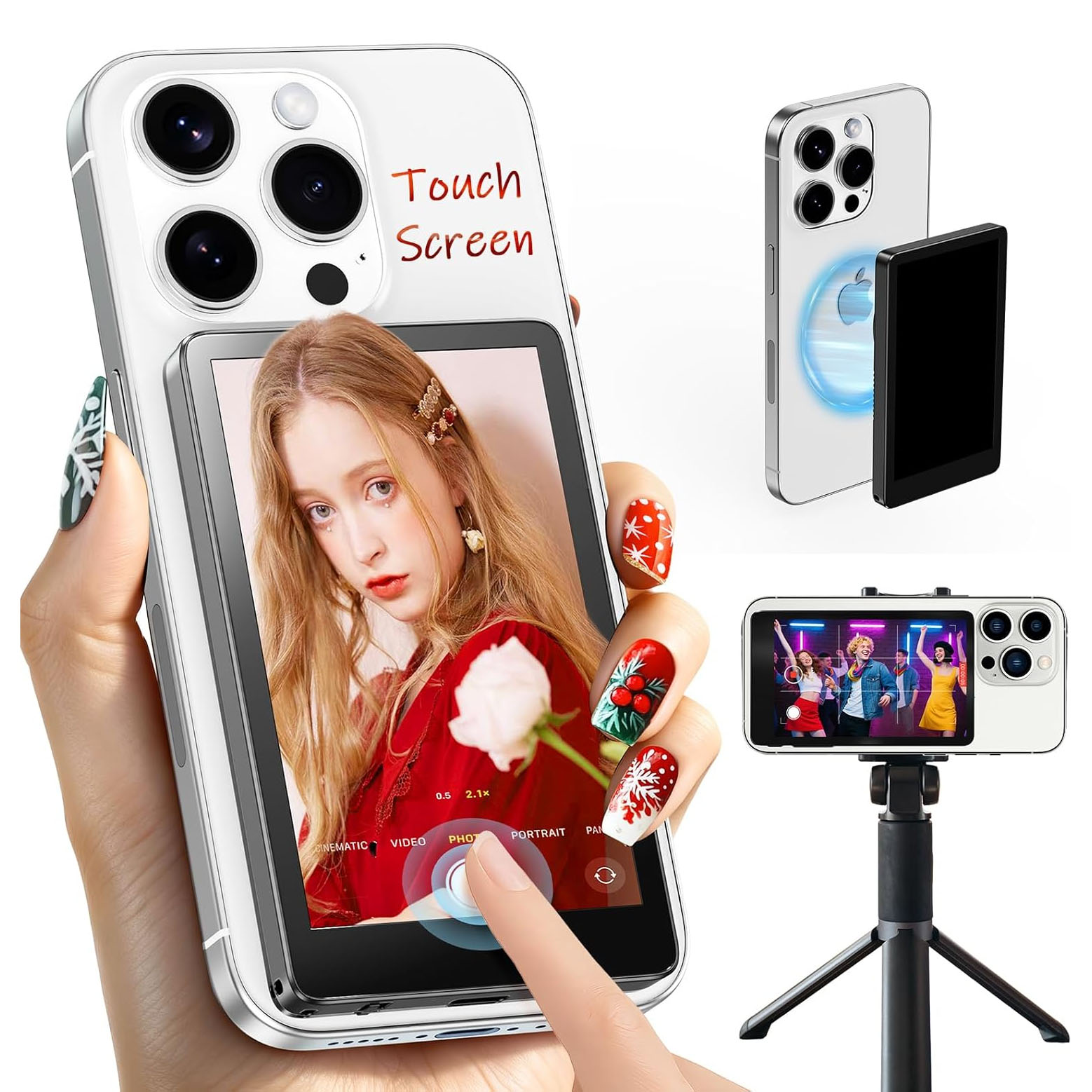 Phone Accessories Display Board - Pantalla Magnética Inalámbrica Táctil de 4